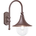 Ideal Lux - Зовнішній настінний світильник CIMA 1xE27/52W/230V IP43 коричневий